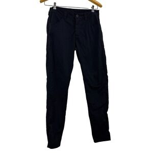 Go Ruck Pants Womens 6 Black Simple Outdoors Hiking Lightweight Slim Tough Dry